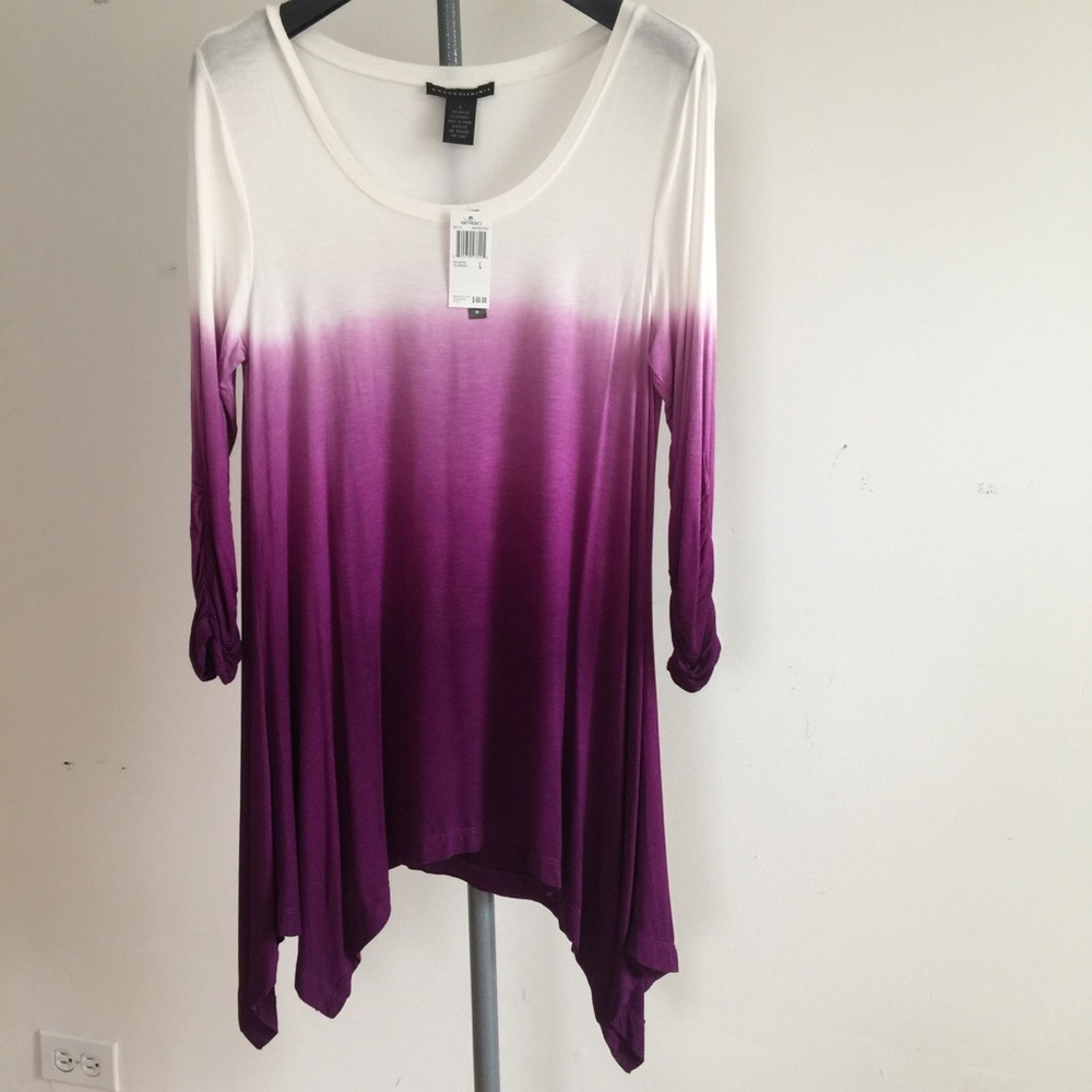 Grace Elements Ombré Long Sleeve Shirt NWT!